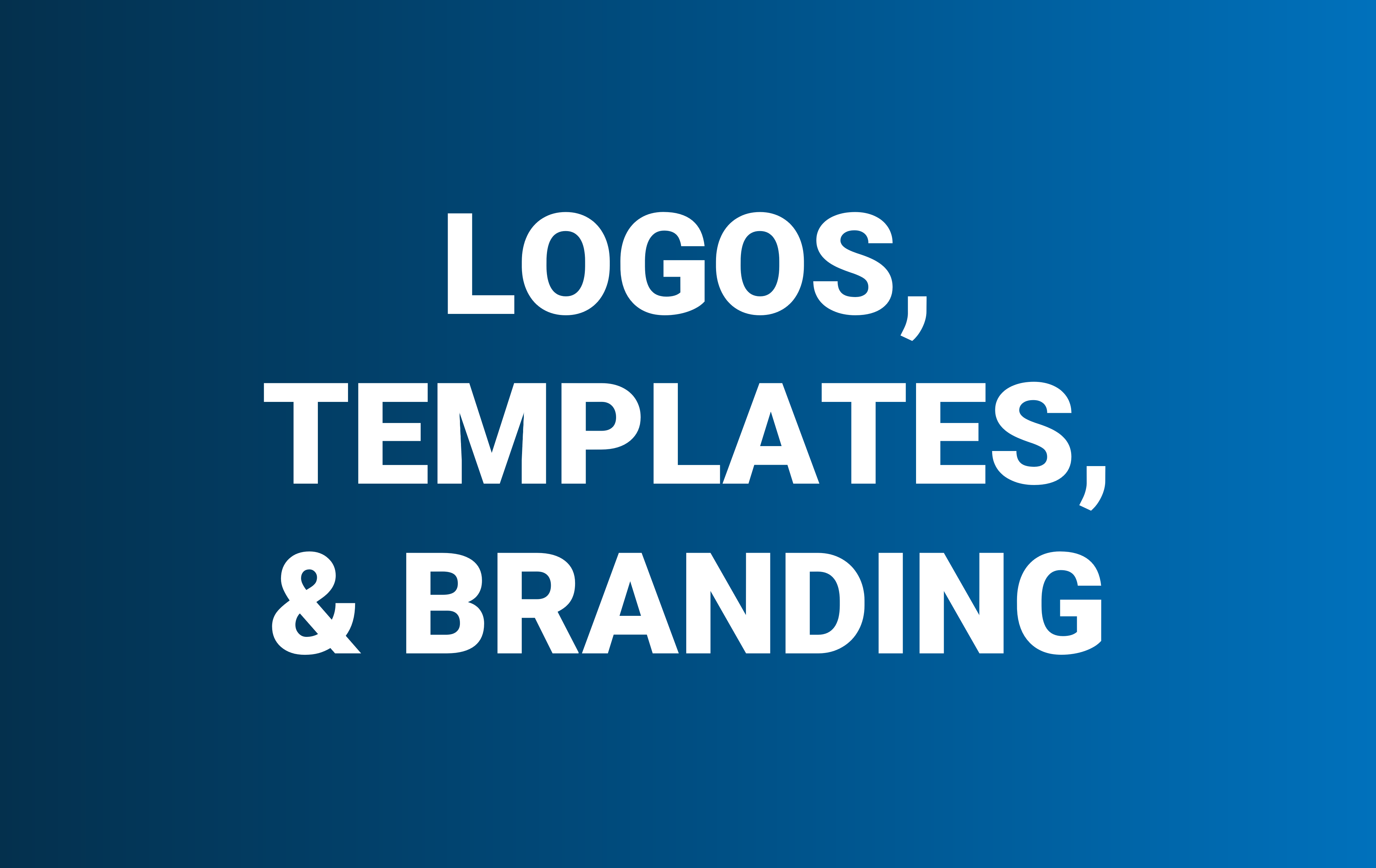 Logos, Templates, and Branding